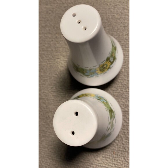 Set Of 2 Vintage Noritake Springfield Pretty Floral Salt & Pepper Shakers Japan - Picture 5 of 9